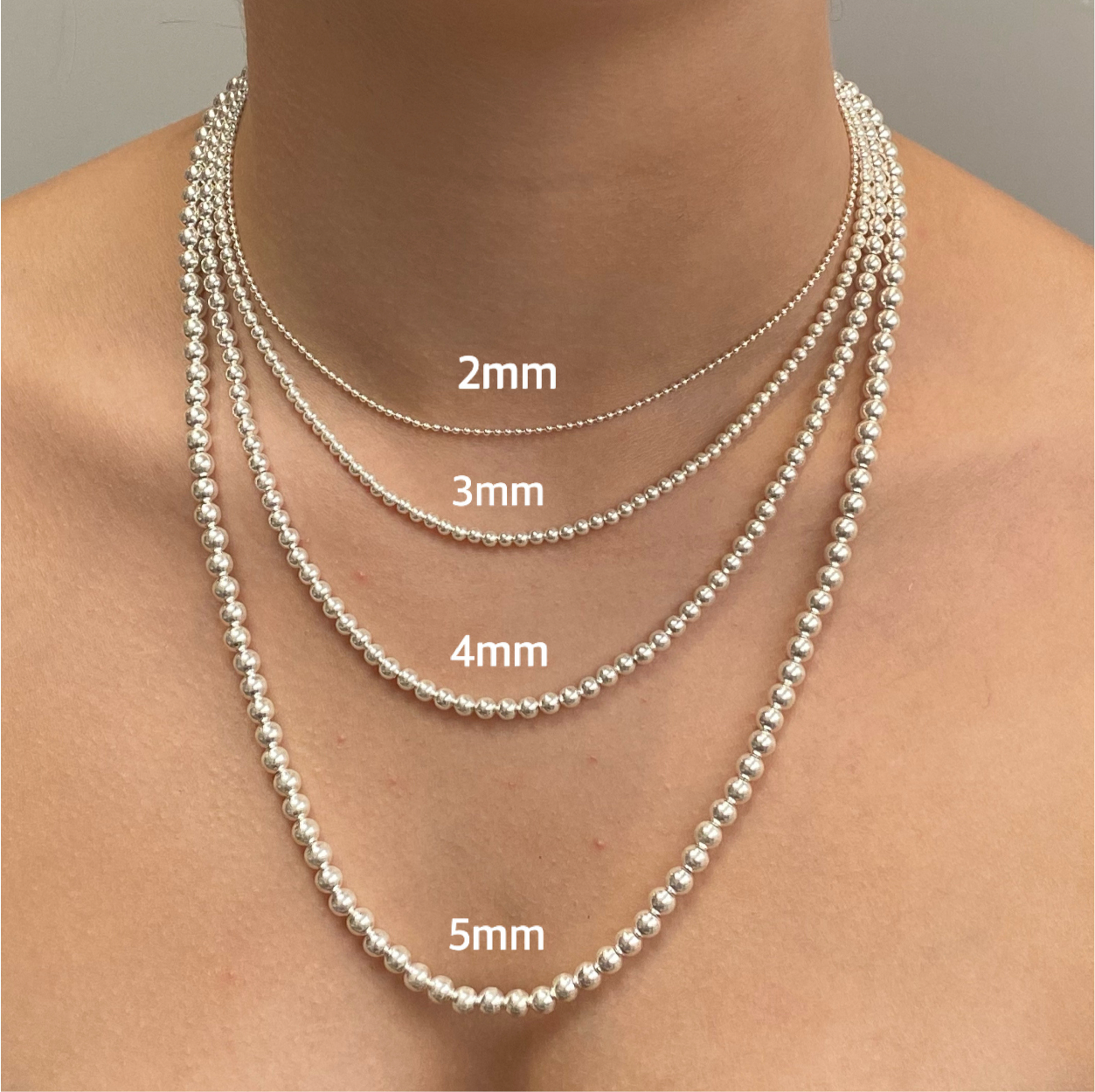 Rose Collier argent sterling